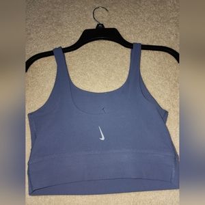 Nike yoga zenvy longline bra size small